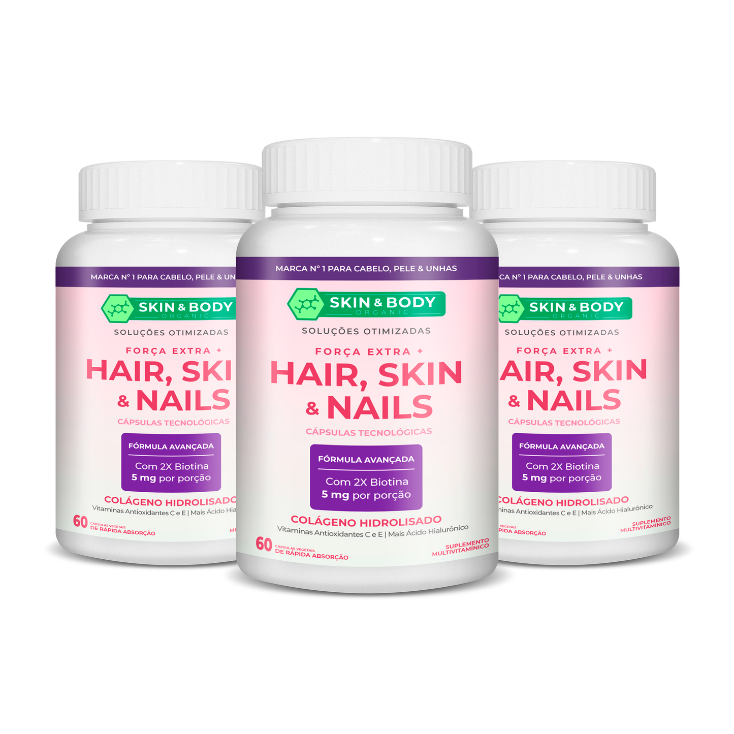 Hair, Skin & Nails - N°1 Para Cabelo, Pele & Unhas