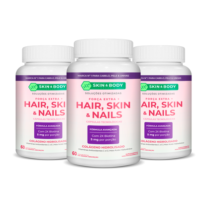 Hair, Skin & Nails - N°1 Para Cabelo, Pele & Unhas