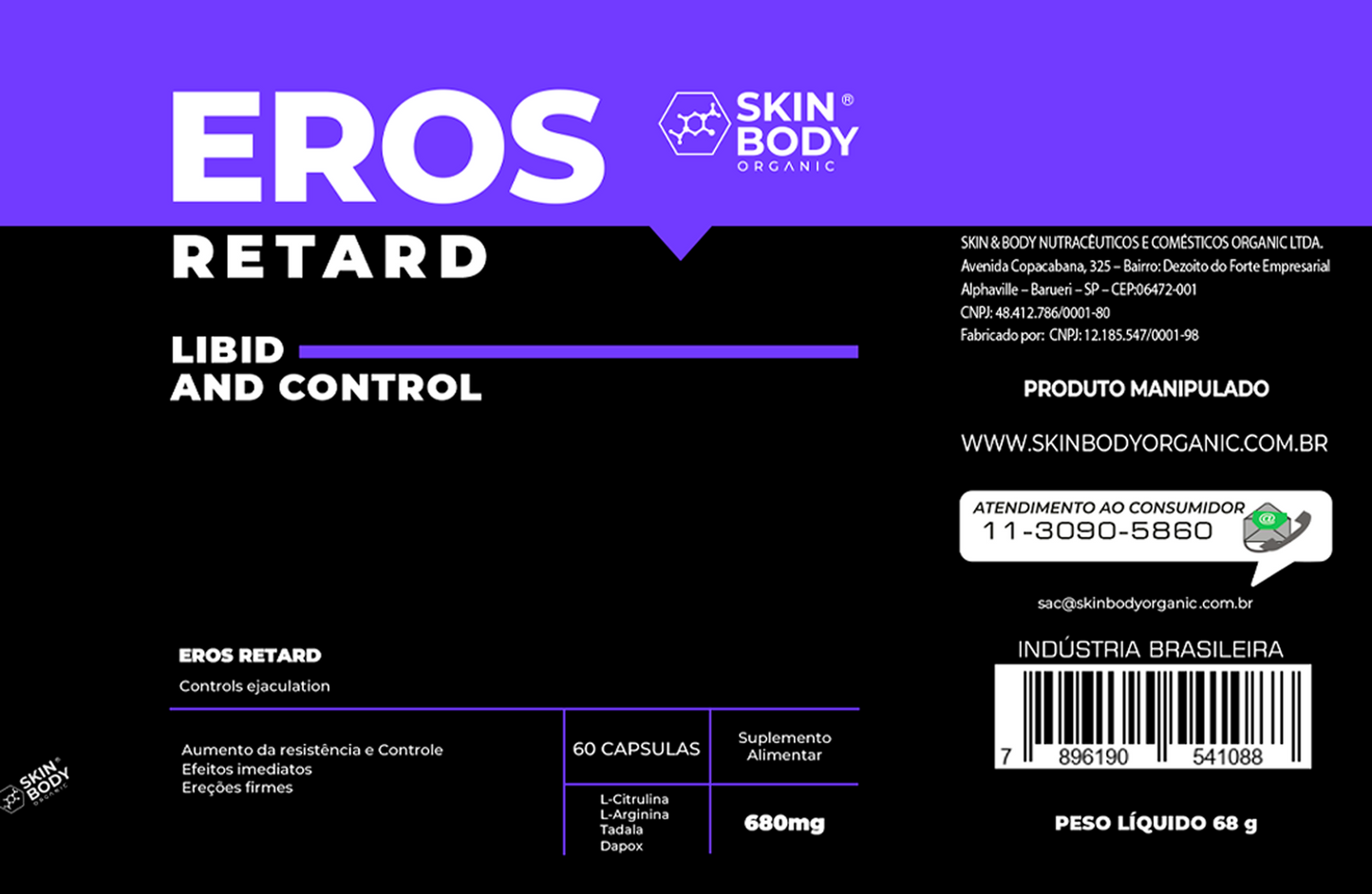Combo Eros Female Blend + Control and Retard