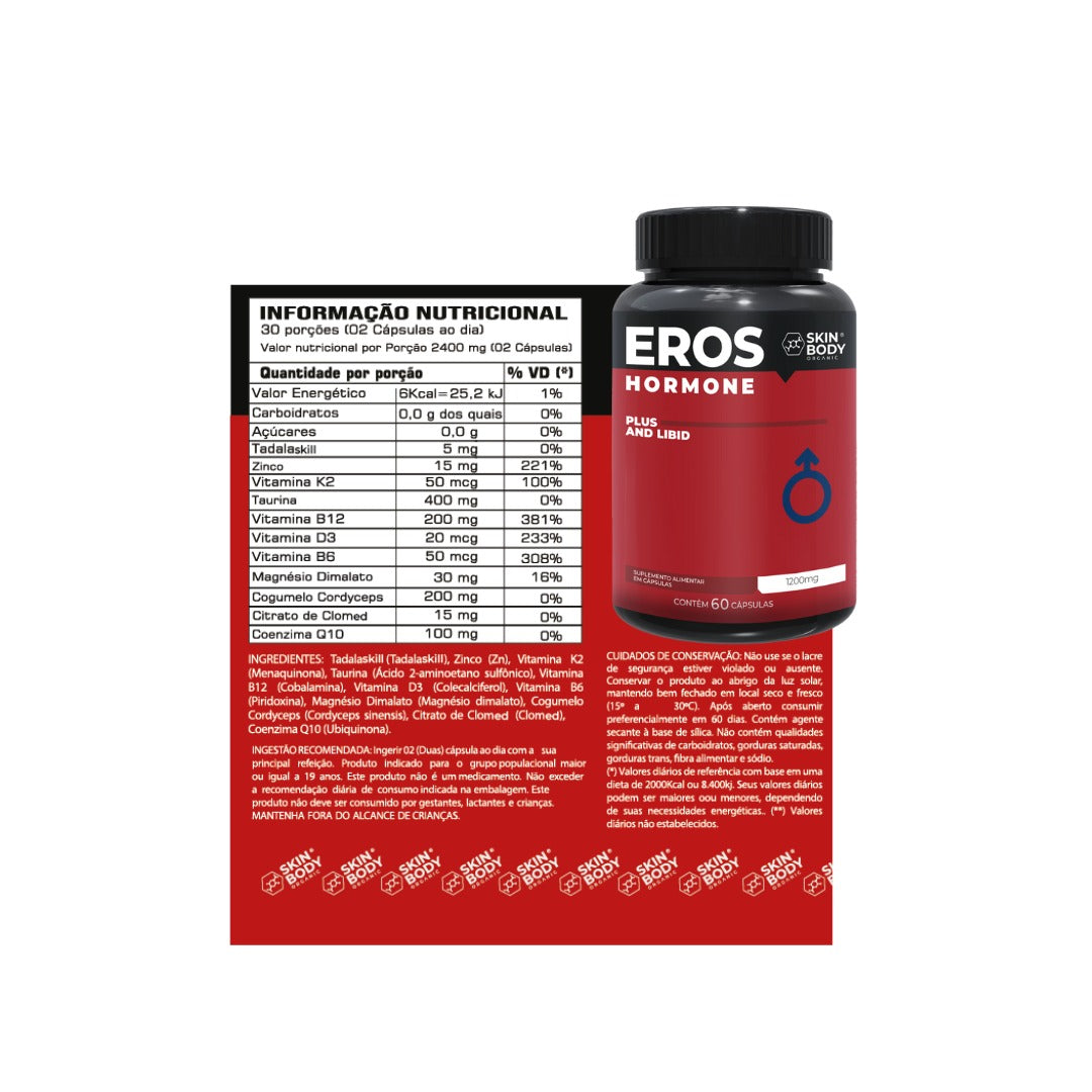 Eros Hormone Plus - Ultra Regulador de Testosterona